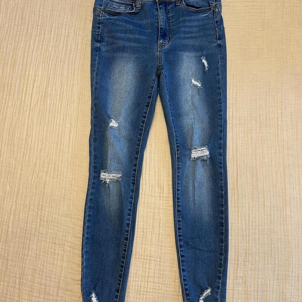 Wax Jean "Butt I Love You" distressed skinny jeans